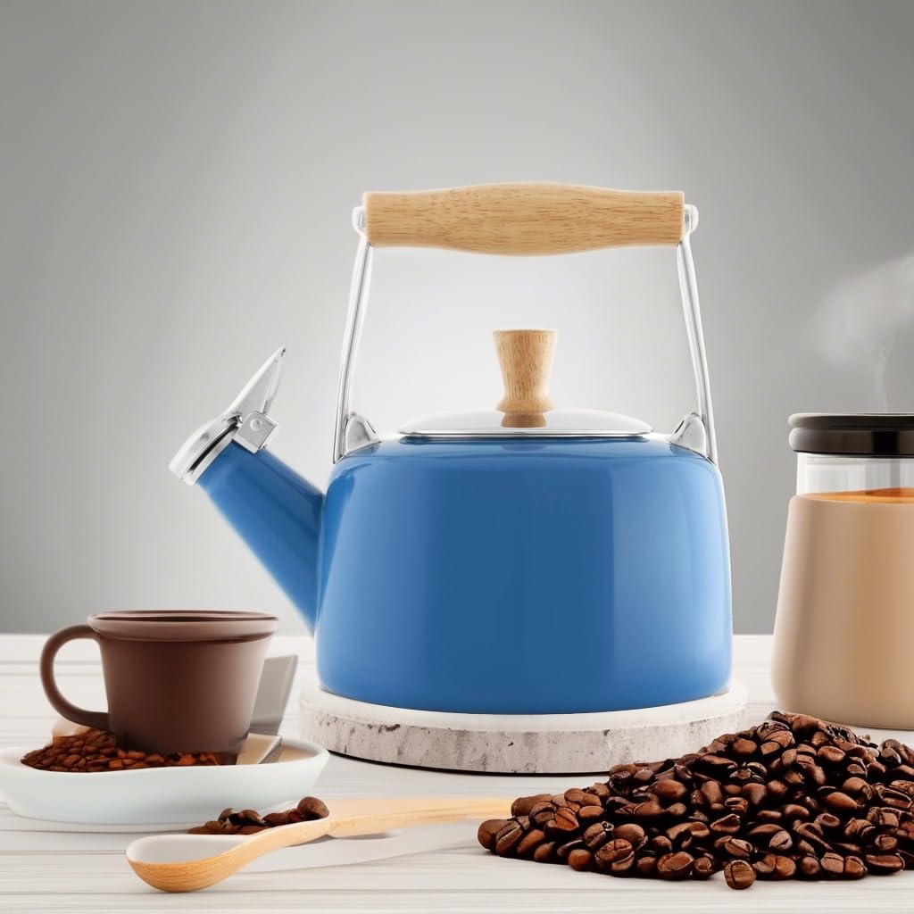 Amazon.com: Chantal SVEN Enamel on Steel Whistling Teakettle with